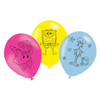 Amscan Latexové balóny Spongebob 6 ks