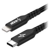 AlzaPower AluCore USB-C to Lightning MFi 3m černý