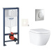 Závěsný wc set do lehkých stěn / předstěnová montáž Grohe Euro Ceramic SIKOGRSEUSA