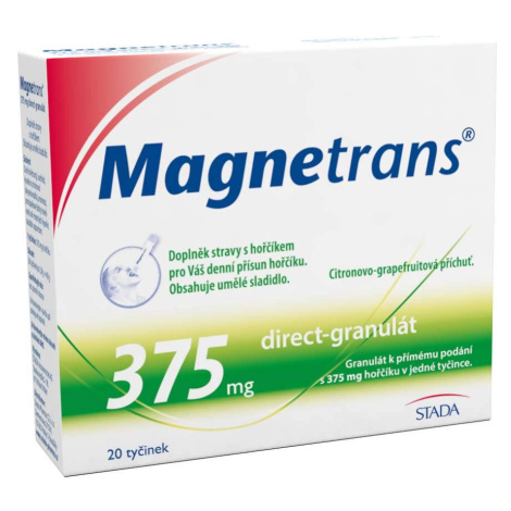 Magnetrans 375 mg  20 Tyčinek Granulátu