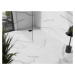 MEXEN/S Stone+ obdélníková sprchová vanička 110 x 80, bílá, mřížka černá 44108011-B