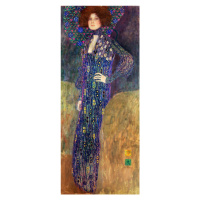 Obrazová reprodukce Emilie Floege (1902), Gustav Klimt, 21.1 × 50 cm