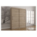 IDZ Šatní skříň Neomi 04 (150 cm) Barva dřeva: Sonoma + Bílá