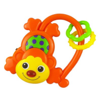 BABY MIX - Dětské chrastítko se zvukemOpička oranžová