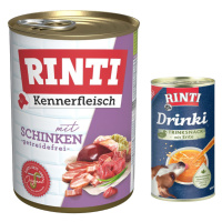 RINTI Kennerfleisch 6 x 400 g + Rinti Drinki 185 ml zdarma - Šunka