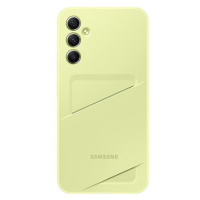 Samsung Zadní kryt s kapsou na kartu Galaxy A34 5G Lime