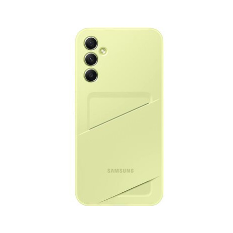 Samsung Zadní kryt s kapsou na kartu Galaxy A34 5G Lime