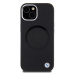 BMW hard silikonové pouzdro na iPhone 15 6.1" black Signature Liquid Silicone MagSafe