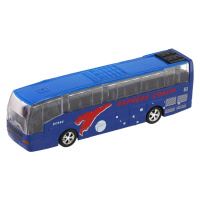 Autobus kovový se světlem a zvukem 16 cm modrý