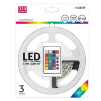 Avide Set LED pásek RGB s ovládáním a zdrojem 3m