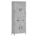 vidaXL Skříň highboard betonově šedá 69,5x34x180 cm kompozitní dřevo