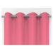 Růžový závěs na okna bez motivu 160 x 260 cm Délka: 250 cm