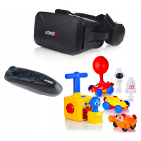 Brýle Vr 3D 360 Stupňů+gamepad+ Pneumatický Vystřelovač Balónků