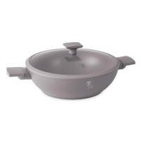 BERLINGERHAUS Wok s titanovým povrchem a poklicí 30 cm Taupe Collection