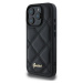 Zadní kryt Guess PU Leather Quilted pro Apple iPhone 16 Pro Max, černá