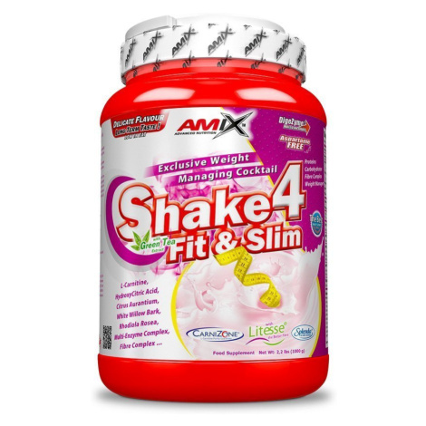 Amix Shake4 Fit&Slim Vanilla + dárek 1000 g