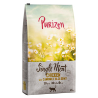 Purizon Single Meat výhodné balení 2 x 6,5 kg - kuřecí s květy heřmánku