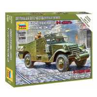 Wargames (WWII) military 6273 - Soviet M-3 Scout Car with Machine Gun (1: 100)