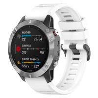 FIXED Silicone Strap řemínek pro Garmin QuickFit (22mm) bílý