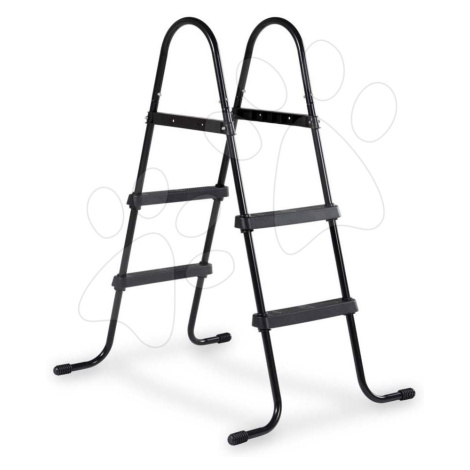 Schody k bazénu pool ladder Exit Toys pro výšku 60–90 cm kovový rám protiskluzové černé