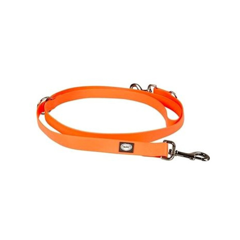 Duvo+ Tréninkové vodítko PVC neonově oranžová 200 × 2,5 cm
