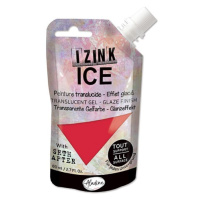 Poloprůhledná barva Izink Ice 80 ml - grenadine červená Aladine