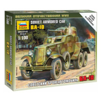 Wargames (WWII) military 6149 - Soviet Armored Car BA-10 (1: 100)