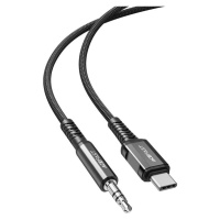 Kabel Cable USB-C to mini jack 3,5mm Acefast C1-08 1.2m (black)