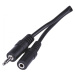 PREMIUMCORD Kabel audio 3, 5mm Jack - Jack prodlužovací 5m (M/F, stereo)