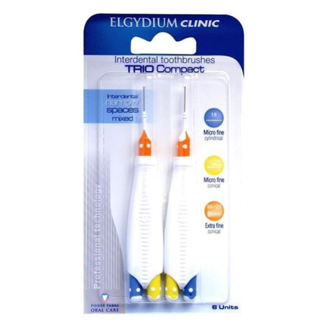 ELGYDIUM Clinic Trio Compact mezizubní kartáčky 3.5-1.9mm 6 ks