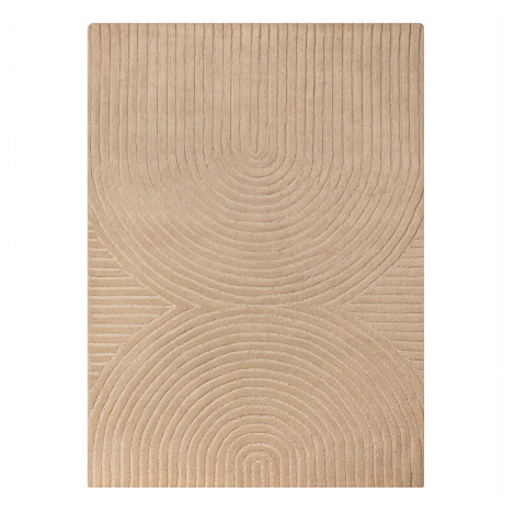 Hector Koberec Isla 190x290 z vlny tmavě béžový
