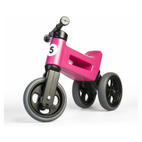 Teddies Odrážedlo Funny wheels Rider Sport 2v1, růžová