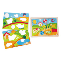 HAPE - Puzzle - Slunečné údolí 3v1