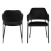 Actona Designová židle Lima černá