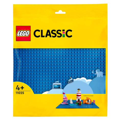 LEGO Modrá podložka na stavění 11025