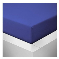 CHANAR Prostěradlo Jersey TOP 90 × 200 cm, tmavě modré