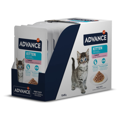 Advance krmivo, 24 x 85g - 16 + 8 zdarma - Kitten krocan Affinity Advance Veterinary Diets