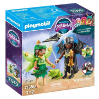 Playmobil ayuma 71350 forest fairy & bat fairy s tajemnými zvířaty