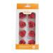 Cukrové růže červené 8ks - Decora