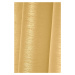 Dekorační záclona s kroužky LINWOOD mustard/hořčicová 140x260 cm (cena za 1 kus) France SUPER CE