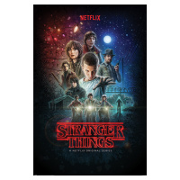 Plakát, Obraz - Stranger Things - One Sheet, 61 × 91.5 cm