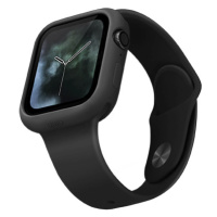 Uniq silikonové pouzdro Lino pro Apple Watch série 4/5 (44 mm), černá UNIQ-44MM-LINOBLK