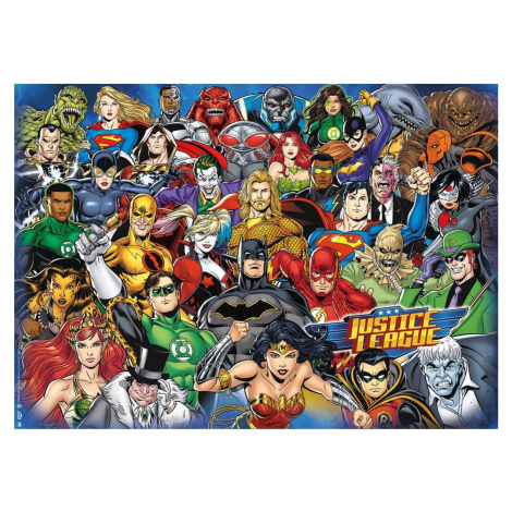 Ravensburger Puzzle 168842 Challenge Puzzle Marvel Liga spravedlnosti 1000 dílků