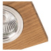 Spot-Light Vestavné stropní svítidlo Vitar, dřevo, olejovaný dub, 9,5 x 9,5 cm