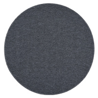 Vopi koberce Kusový koberec Nature antracit kruh - 160x160 (průměr) kruh cm