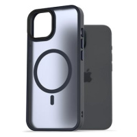 AlzaGuard Matte Case Compatible with MagSafe pro iPhone 15 tmavě modrý