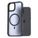 AlzaGuard Matte Case Compatible with MagSafe pro iPhone 15 tmavě modrý