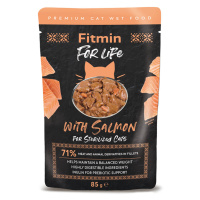 Výhodné balení Fitmin Cat For Life Sterilized 56 x 85 g - losos