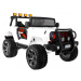 mamido Elektrické autíčko Jeep Monster 4x4 bílé