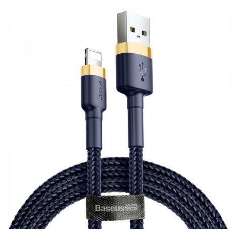 Baseus Cafule Cable USB for Lightning 2.4A, 1m, zlatá/modrá